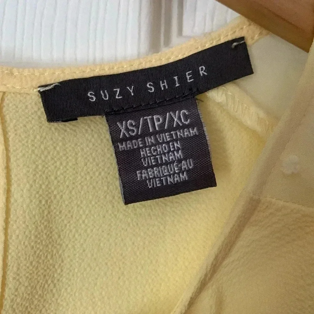 Suzy Shier Yellow Sz  XS - Picture 3 of 8